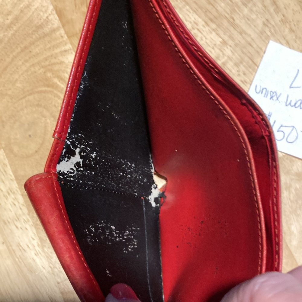 Louis Vuitton Red Leather EPI Wallet - Picture 10 of 14